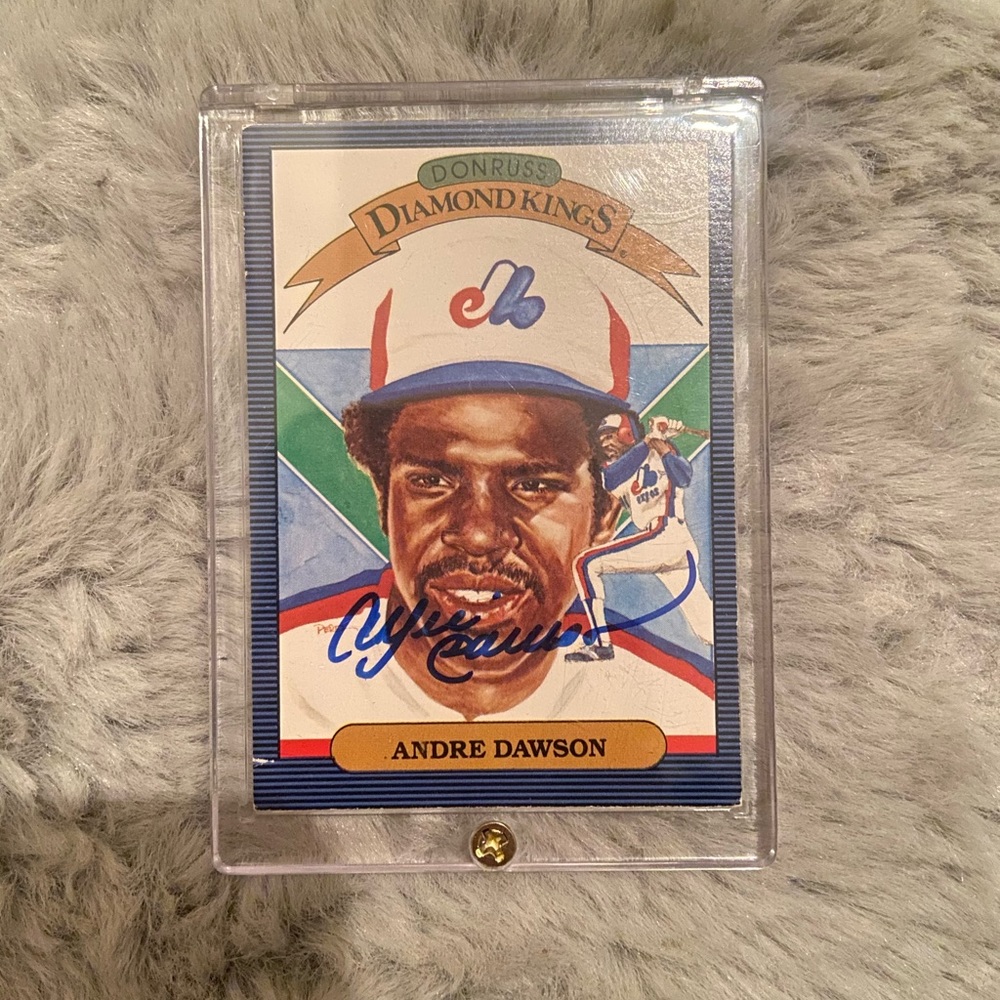 Andre Dawson Autographed Card (MISC10)